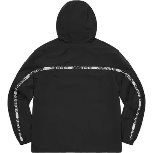 Supreme Reflective Zip Hooded Jacket Black