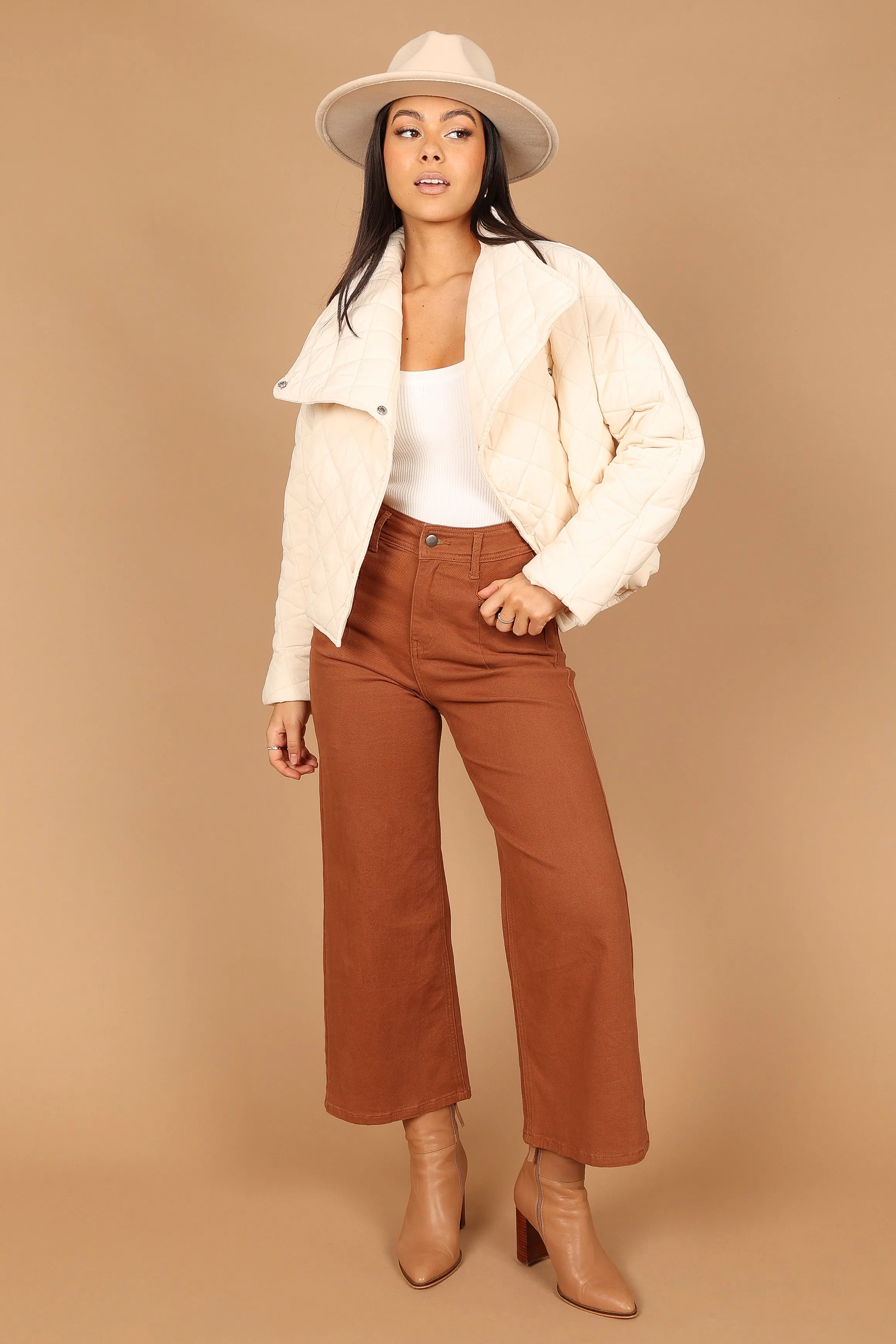 Susannah Quilted Jacket - Cream