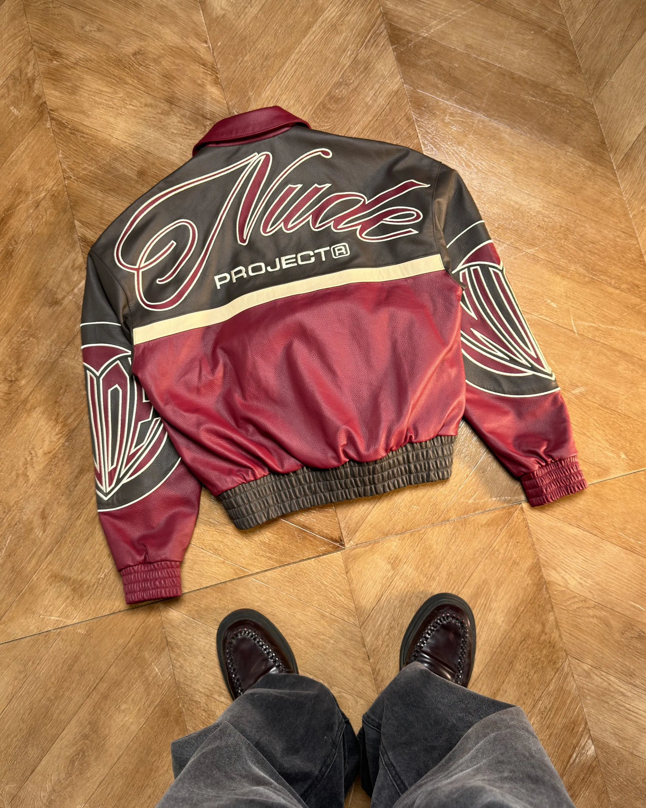 The Leather Jacket Red