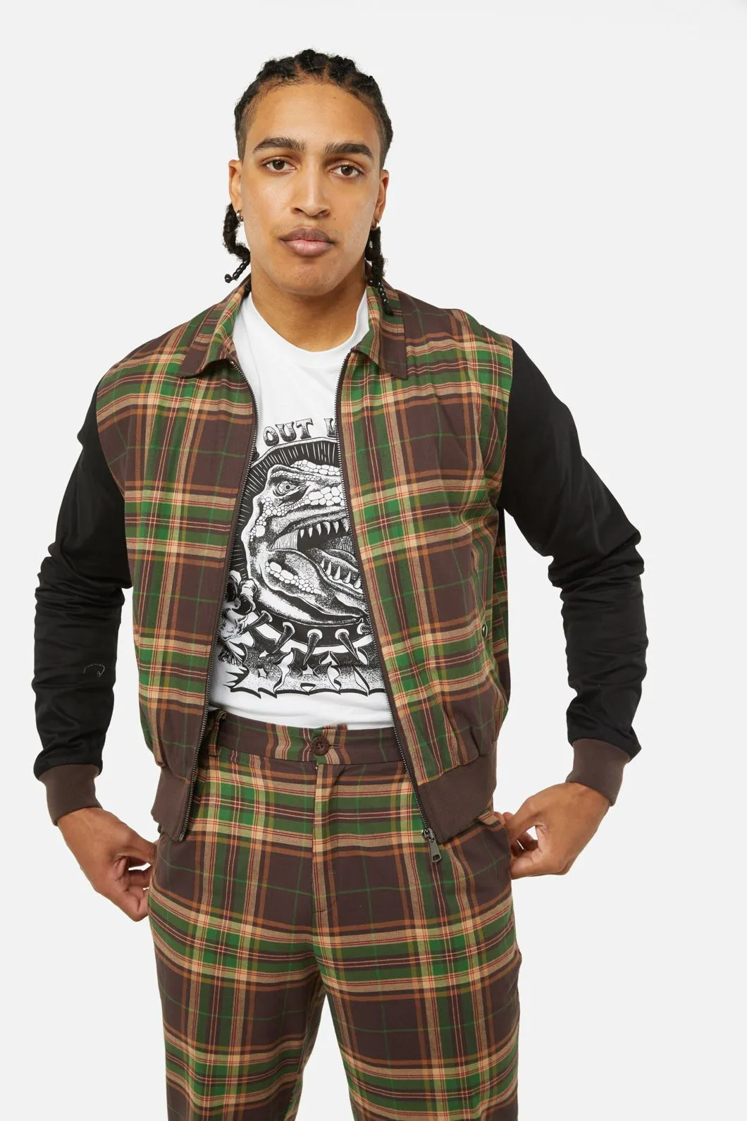 Triassic Tartan Contrast Jacket