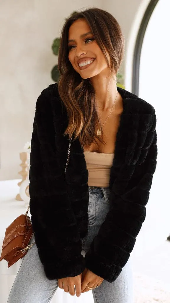 Tully Crop Jacket - Black