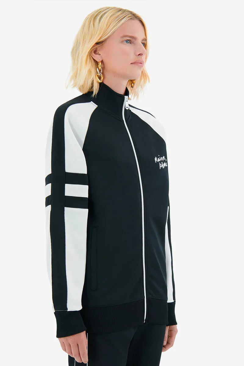 Unisex Interlock Tracksuit Jacket Black