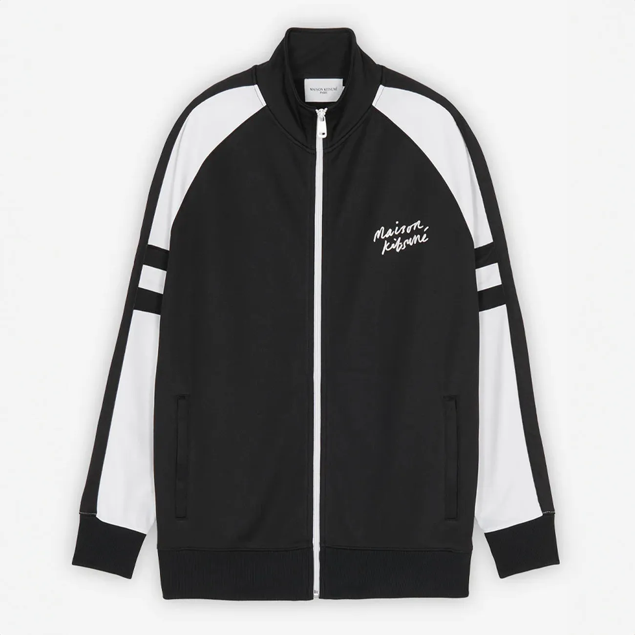 Unisex Interlock Tracksuit Jacket Black