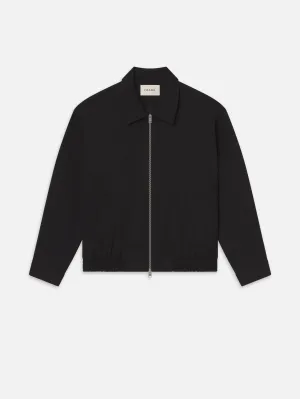 Wool Blouson -- Black