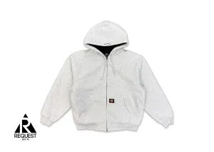 x Dickies Quilted Lined Zip Up Hoodie Ash Grey