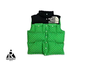 x The North Face Padded Vest Green/Black
